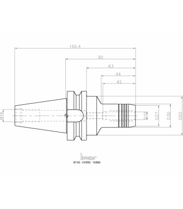 BT40 HYDRO 10X90