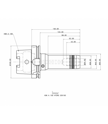 HSK A100 HYDRO 20X150
