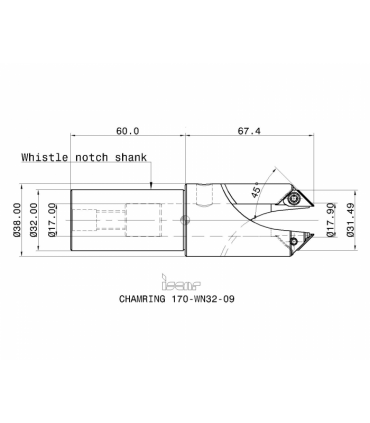 CHAMRING 170-WN32-09