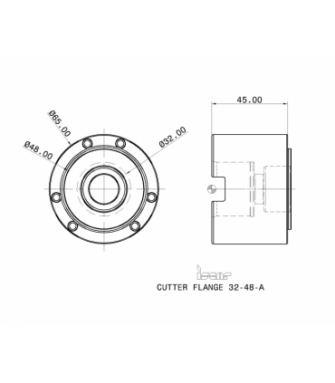 CUTTER FLANGE 32-48-A