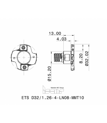 ETS D32/1.26-4-LN08-MMT10