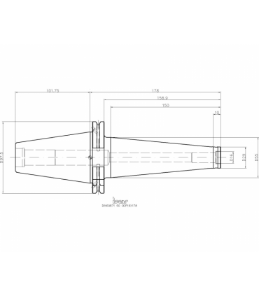 DIN69871 50 ODP16X178