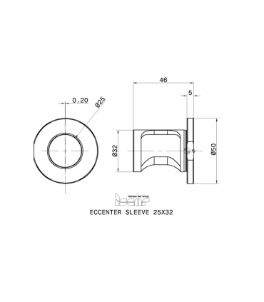 ECCENTER SLEEVE 25X32