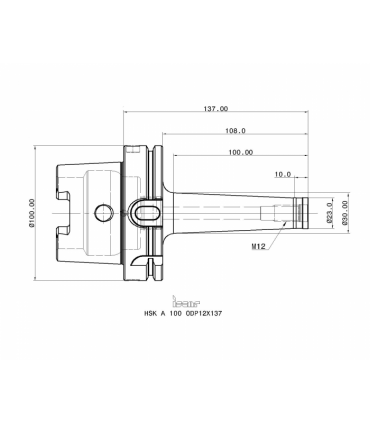HSK A100 ODP12X137