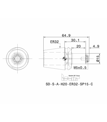 SD-S-A-H20-ER32-SP15-C