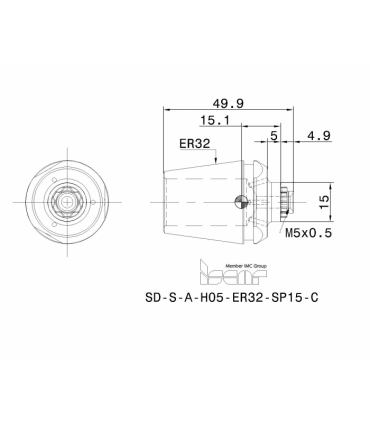SD-S-A-H05-ER32-SP15-C