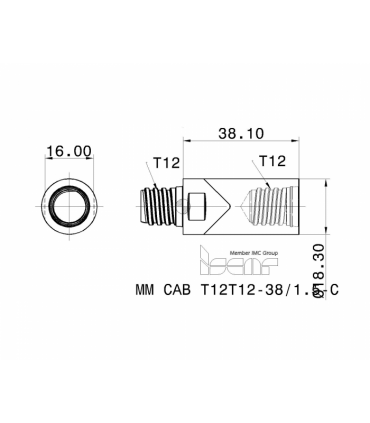 MM CAB T12T12-38/1.5-C