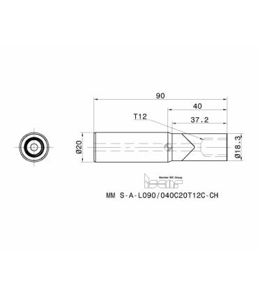 MM S-A-L090/040C20T12C-CH