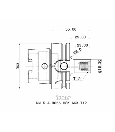 MM S-A-H055-HSK A63-T12