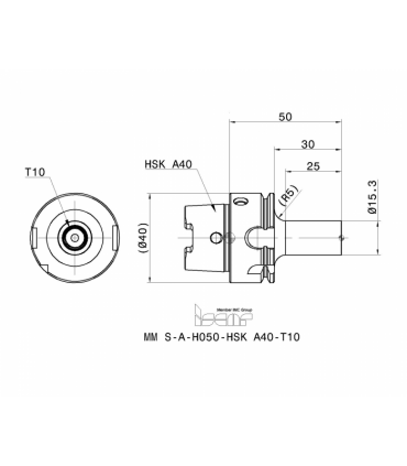 MM S-A-H050-HSK A40-T10