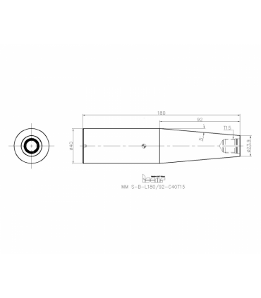 MM S-B-L180/92-C40T15