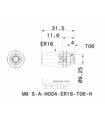 MM S-A-H004-ER16-T06-H