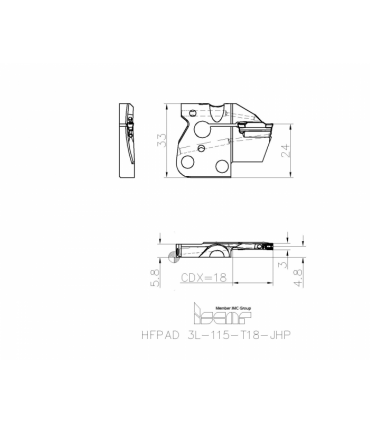 HFPAD 3L-115-T18-JHP