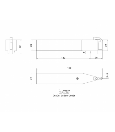 CRDCN 2525M-0606F