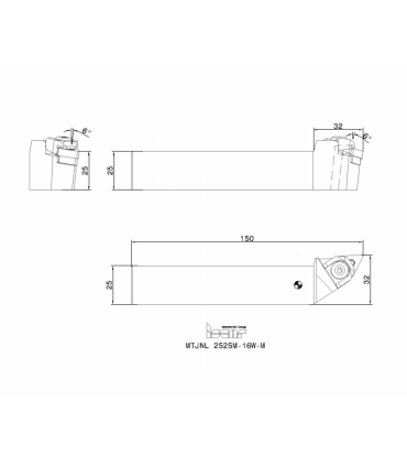 MTJNL 2525M-16W-M