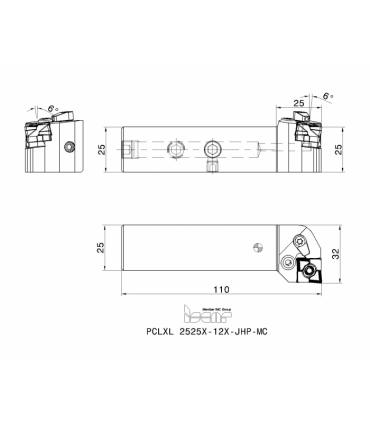PCLXL 2525X-12X-JHP-MC
