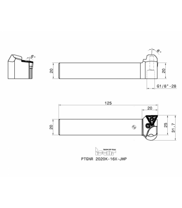 PTGNR 2020K-16X-JHP