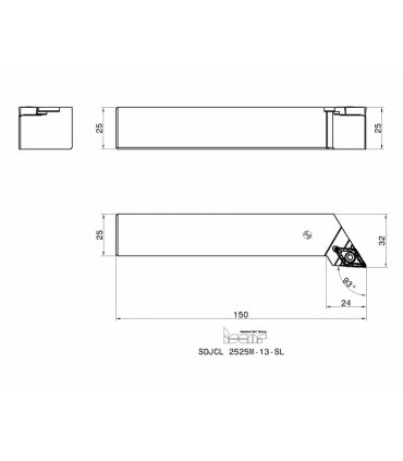 SDJCL 2525M-13-SL