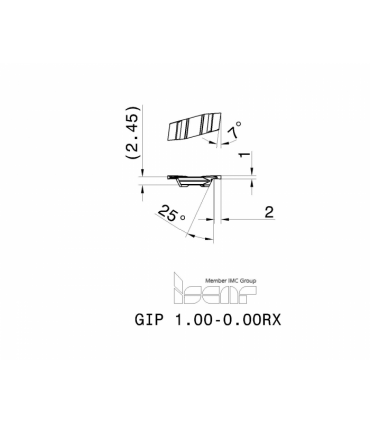 GIP 1.00-0.00RX IC830