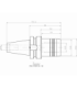 BT40 HYDRO 25X90