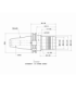 DIN69871 40 HYDRO 20X82