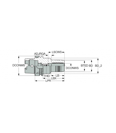 HSK A63 HYDRO 10X85