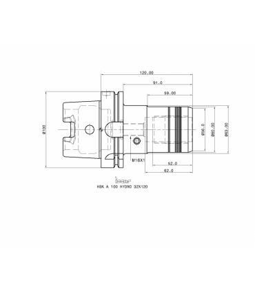 HSK A100 HYDRO 32X120