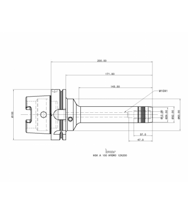 HSK A100 HYDRO 12X200