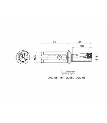 DRG-MF-16R-2.25D-20A-08