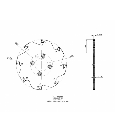 TGSF 125-4-32K-JHP