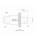 DIN69871 50 MT3X 65