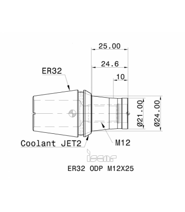 ER32 ODP M12X25