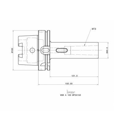 HSK A100 MT3X150