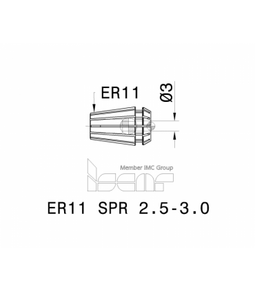 ER11 SPR 2.5-3.0