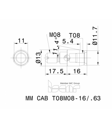 MM CAB T08M08-16/.63