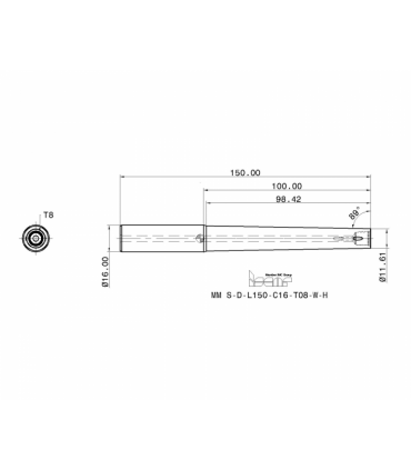 MM S-D-L150-C16-T08-W-H
