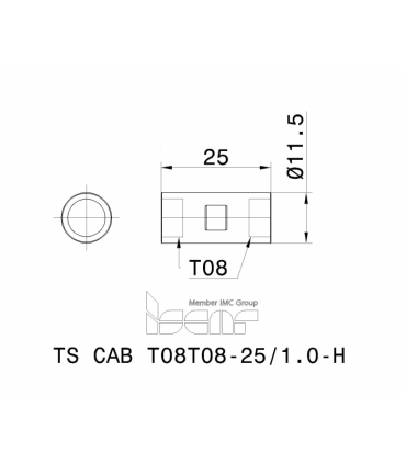 TS CAB T08T08-25/1.0-H