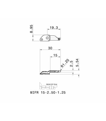 MIFR 15-2.50-1.25 IC908