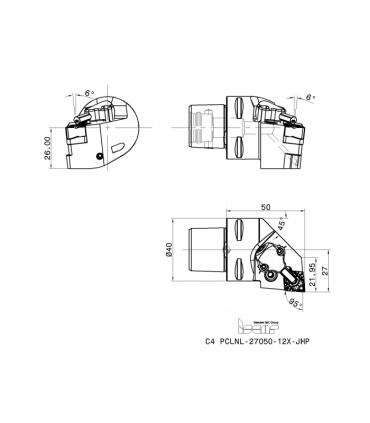 C4 PCLNL-27050-12X-JHP