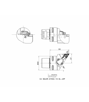 C4 SDJCR-27055-13-SL-JHP