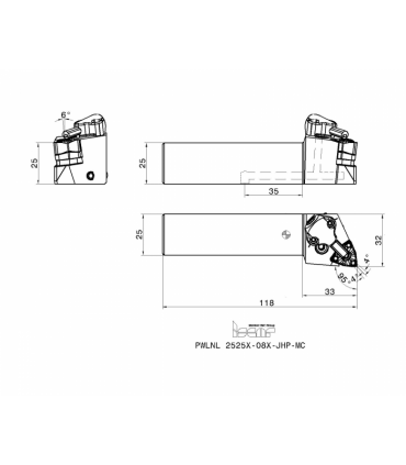 PWLNL 2525X-08X-JHP-MC