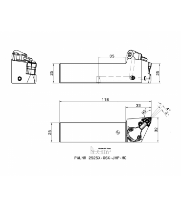 PWLNR 2525X-06X-JHP-MC