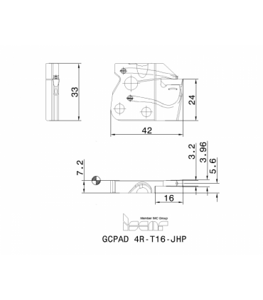 GCPAD 4R-T16-JHP