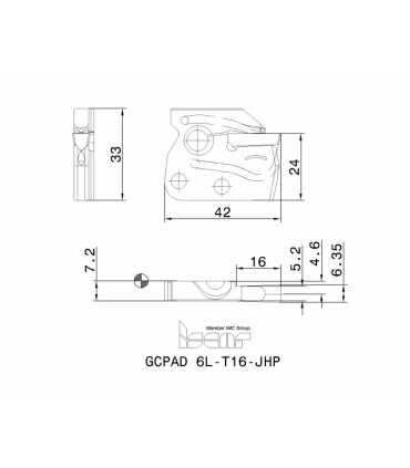 GCPAD 6L-T16-JHP