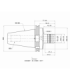 DIN69871 50 HYDRO 14X77