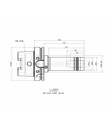 HSK A100 HYDRO 18X150