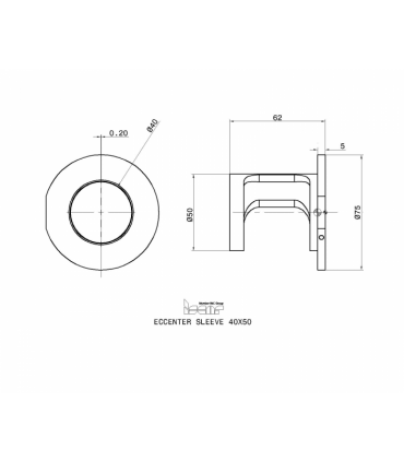 ECCENTER SLEEVE 40X50