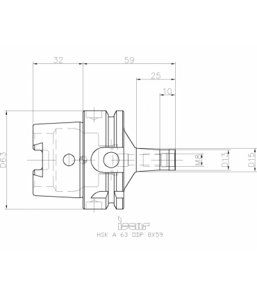 HSK A63 ODP8X59
