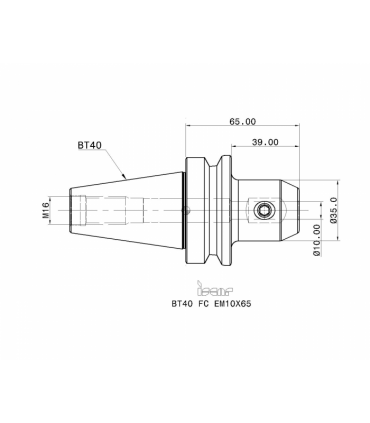 BT40 FC EM10X65