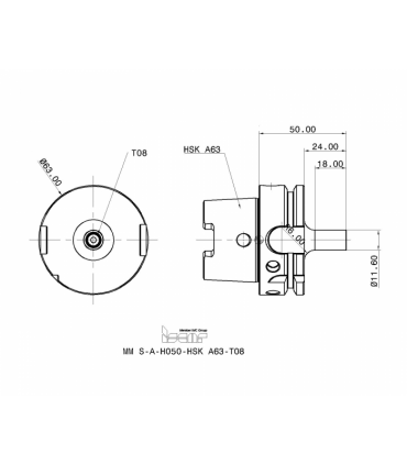 MM S-A-H050-HSK A63-T08